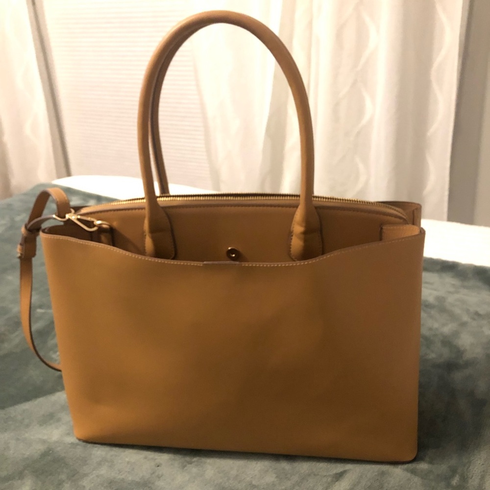 A New Day Tote Work Handbag Camel